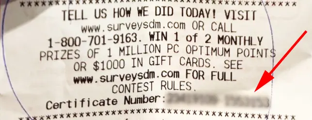 SurveySDM 15-digit Certificate Number